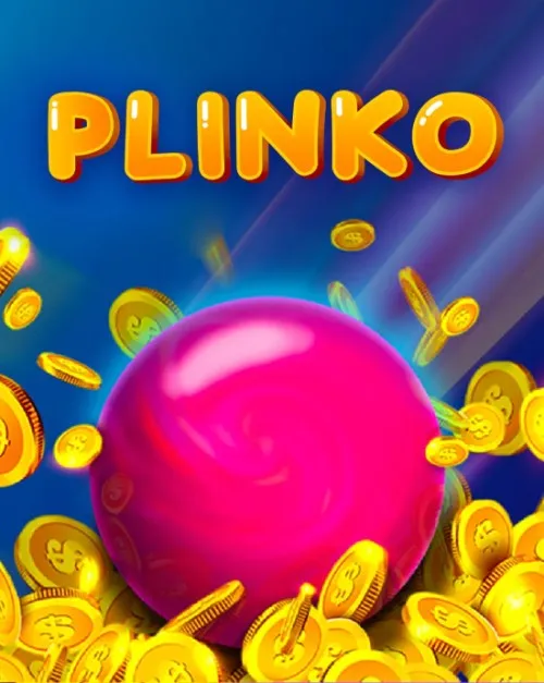 Bola roja cayendo en Plinko